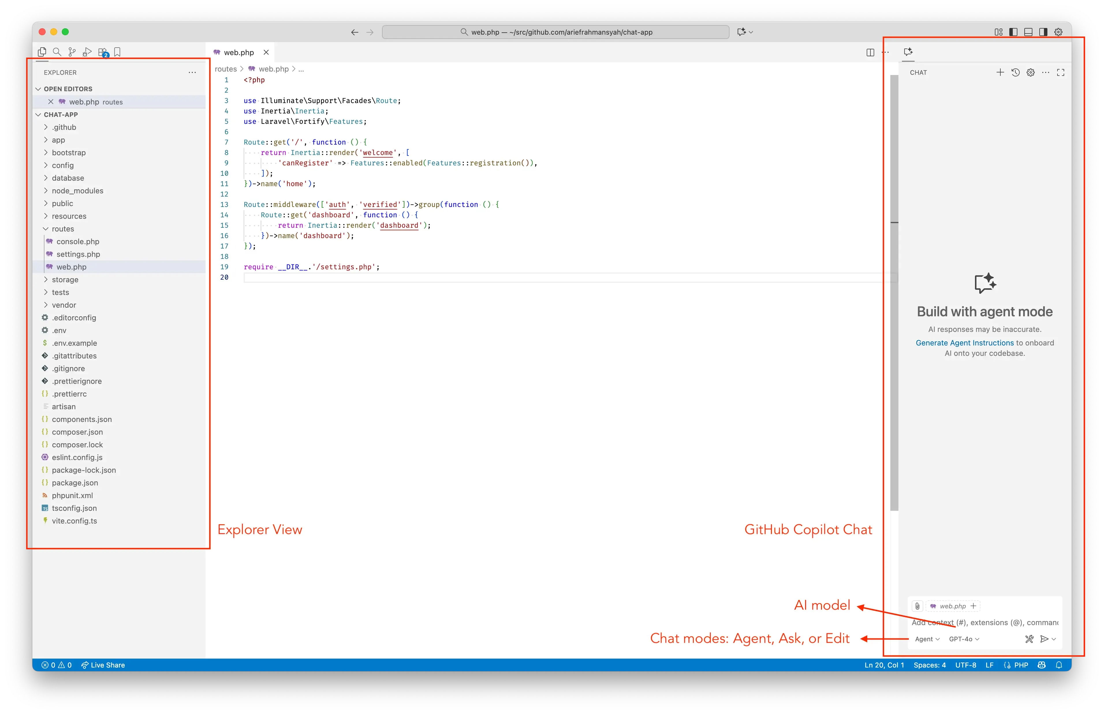 open folder in VS Code